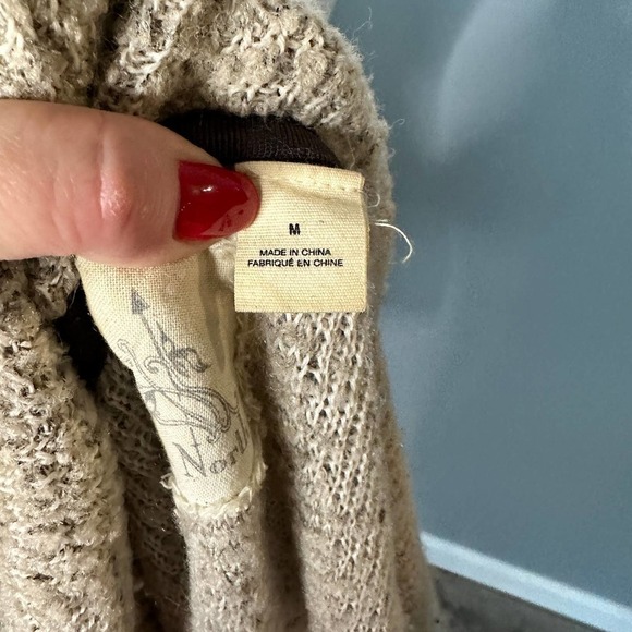 Anthropologie Angel of the North Drape Front Cardigan Size M - Picture 8 of 10